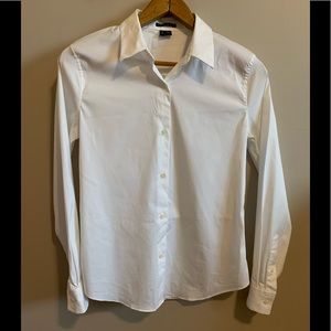 Crisp White Theory Button-Up Shirt